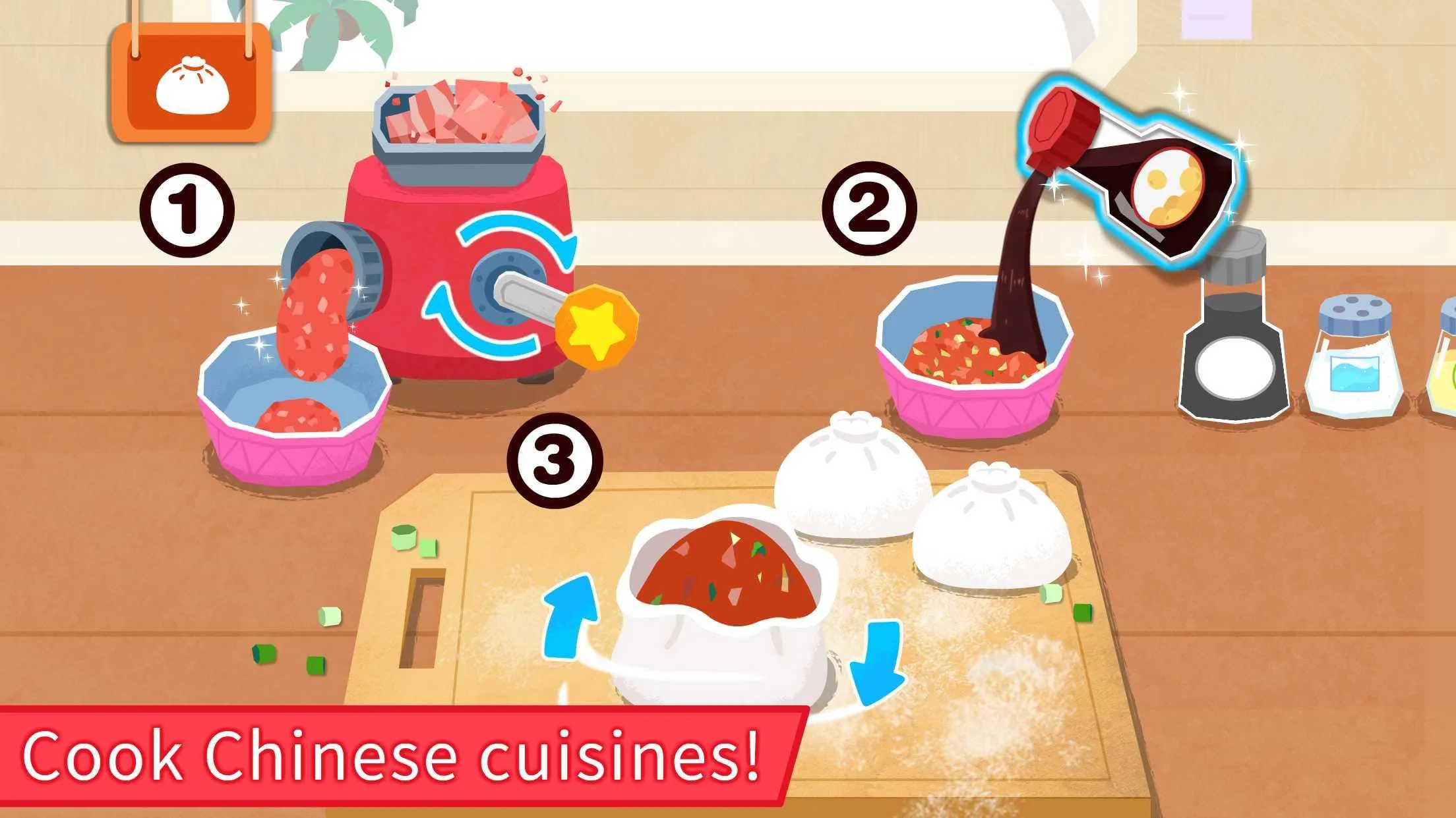 Baby Panda's Breakfast Cooking