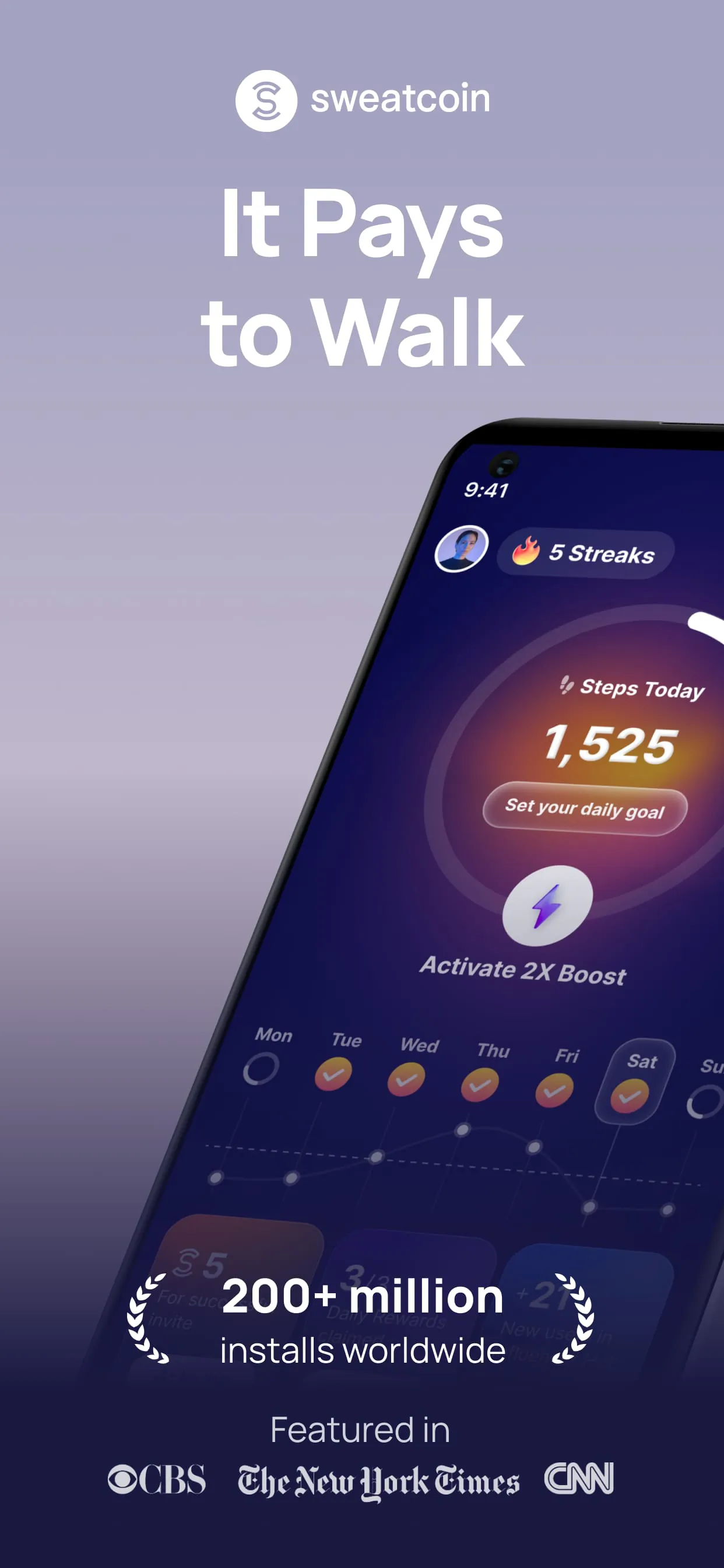 Sweatcoin・Walking Step Counter