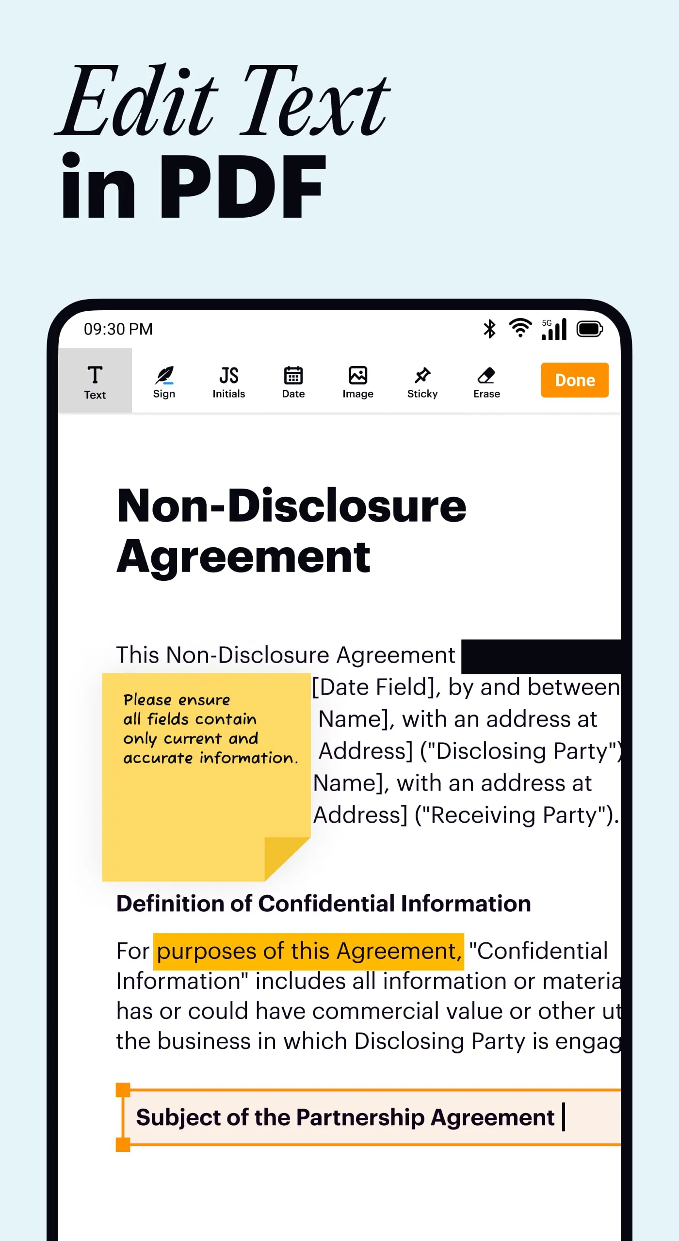 pdfFiller Edit, fill, sign PDF