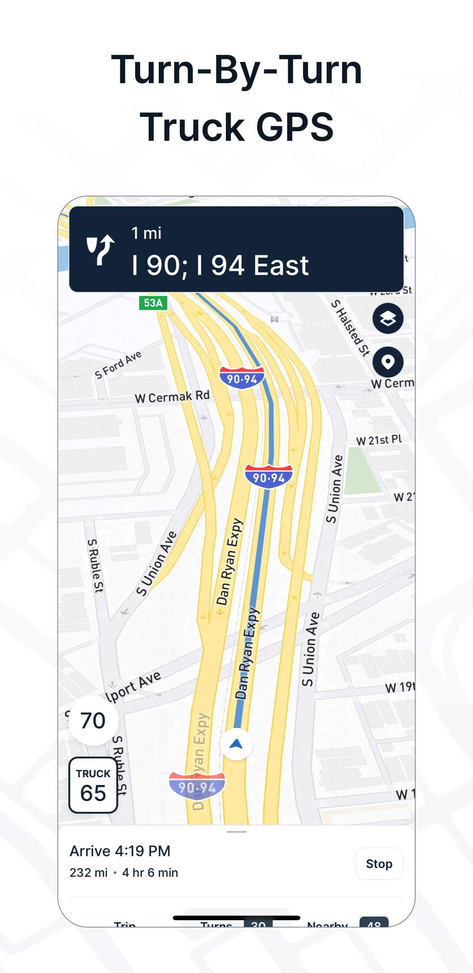 TruckMap - Truck GPS Routes