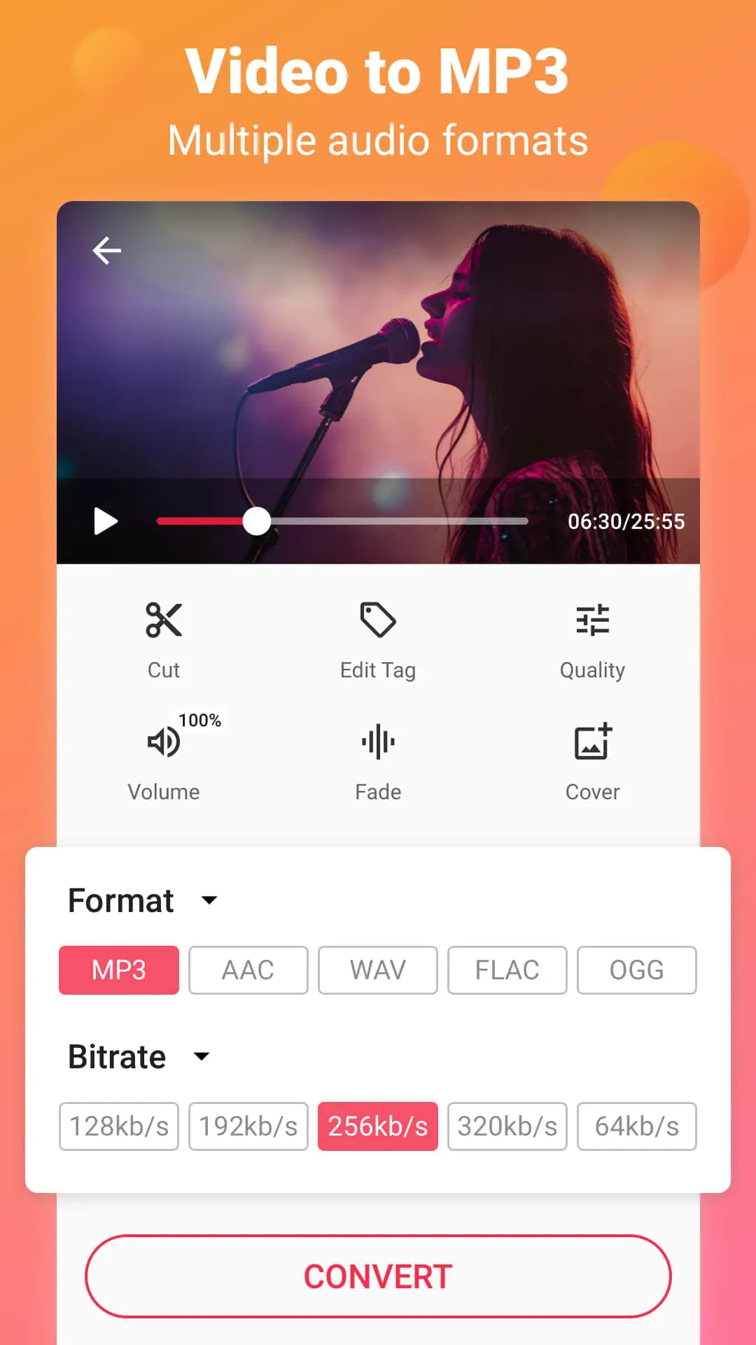 Video to MP3 - Video to Audio