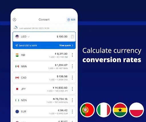 Xe Money Transfer & Converter