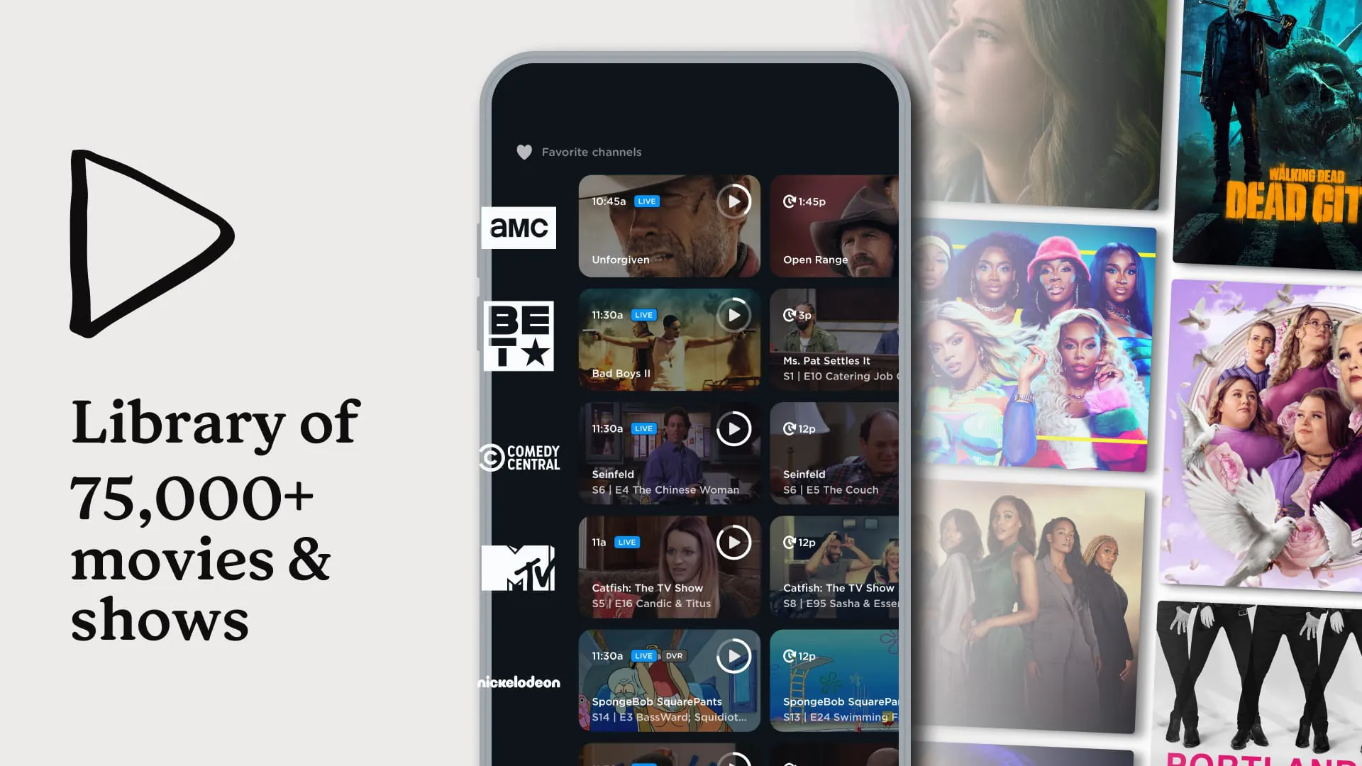 Philo: Shows, Movies, Live TV.
