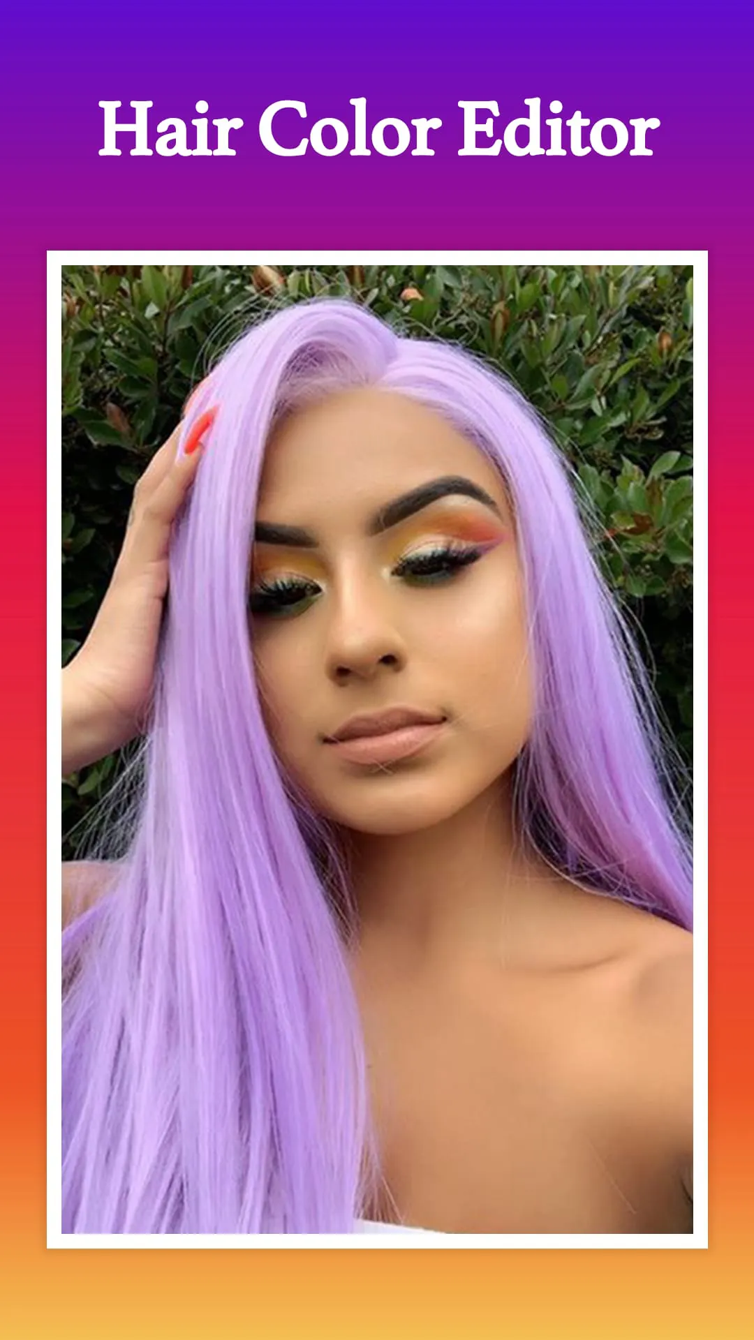 Hair color editor changer