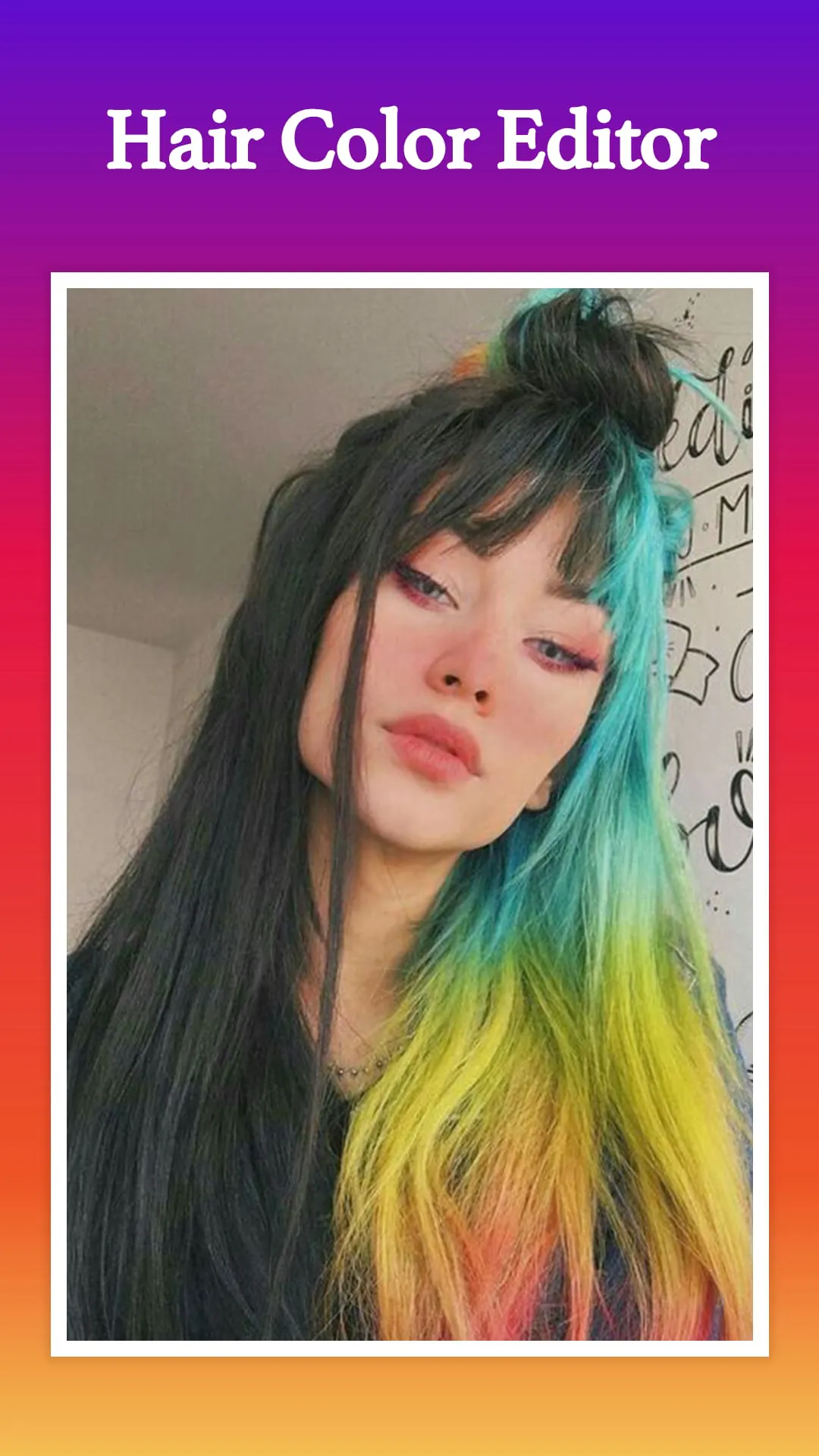 Hair color editor changer