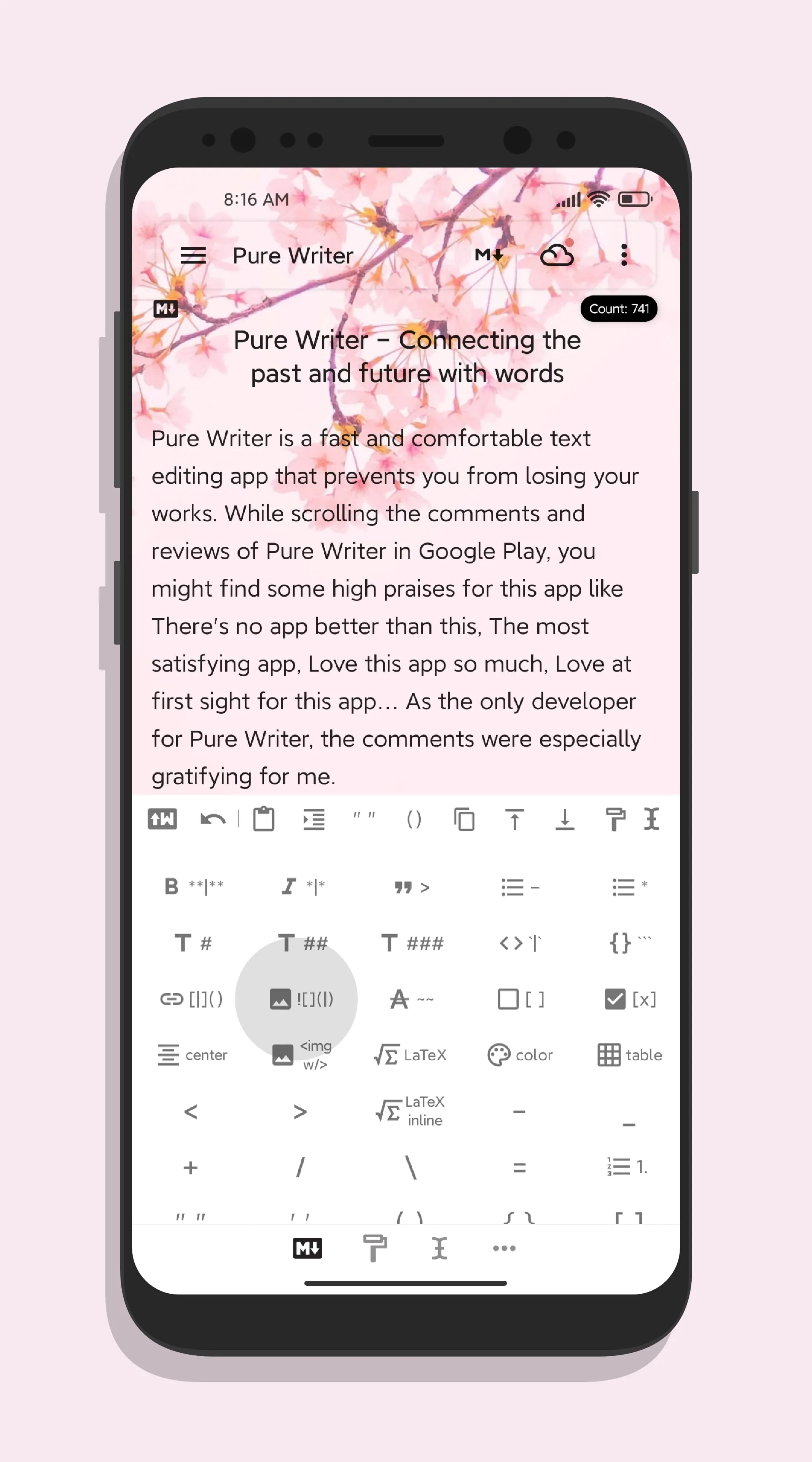Pure Writer - Writing & Notes