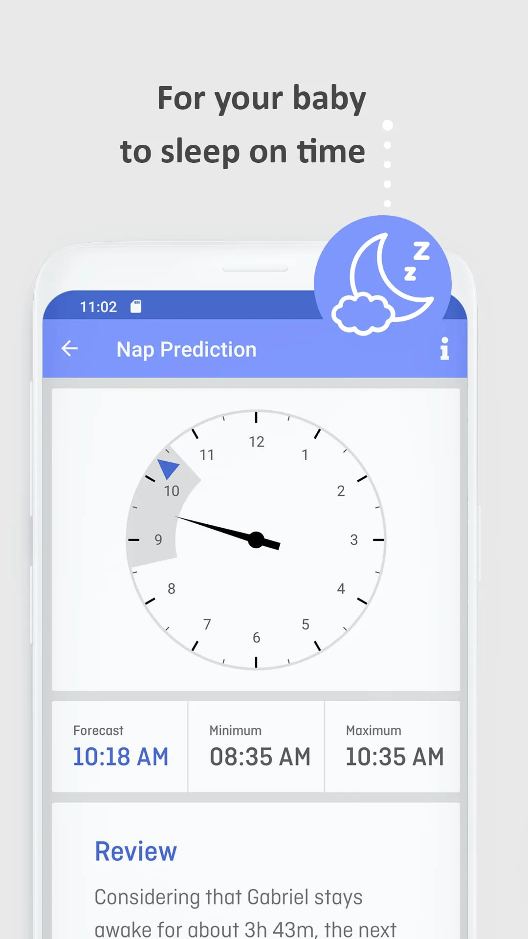 BabyZen - Baby's nap schedule