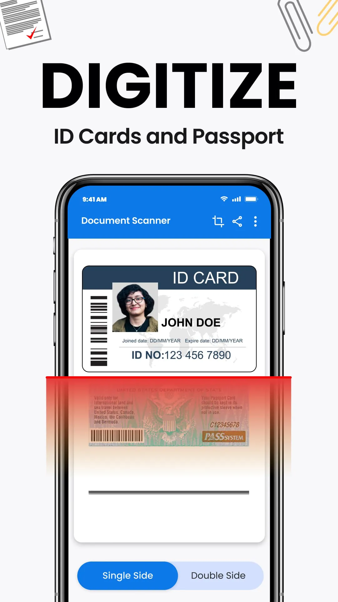 AI Scanner, Scan Document