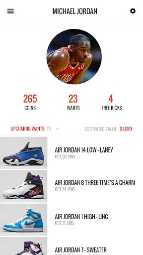 KicksOnFire: Shop, Release Cal