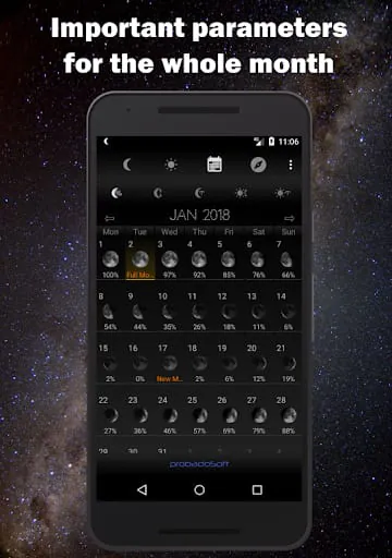 Moon Phase Calendar